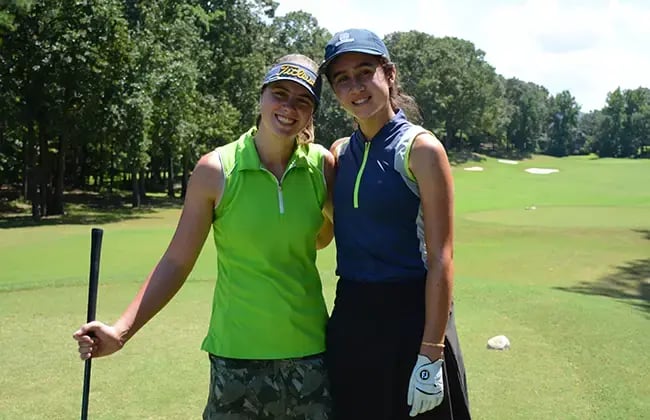two young ladies player development at ggcc